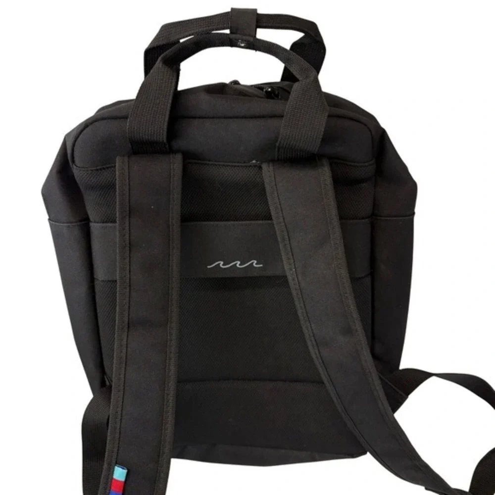 Got Bag Daypack Black Recycled Ocean Plastic Backpack Laptop Vegan 11L